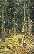 Ivan Shishkin Coniferous Forest oil on canvas